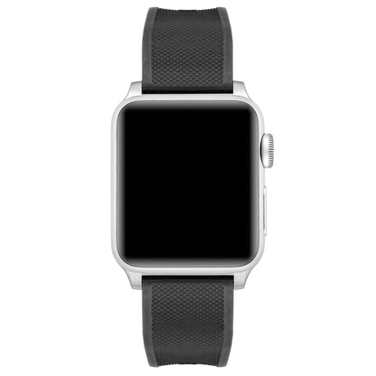 Apple Watch Silicone Band - Silver Hardware 45mm