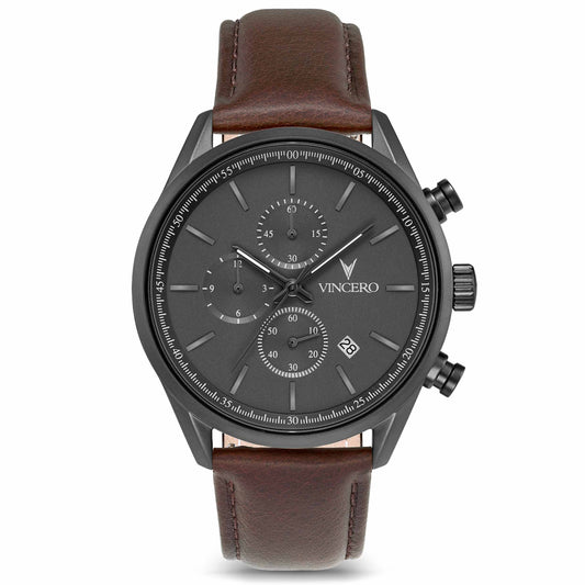 The Chrono S2 40mm - Gunmetal/Walnut