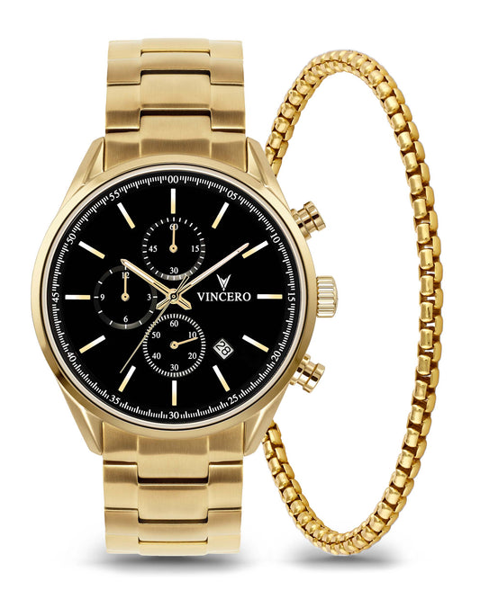 Chrono Set - Black/Gold