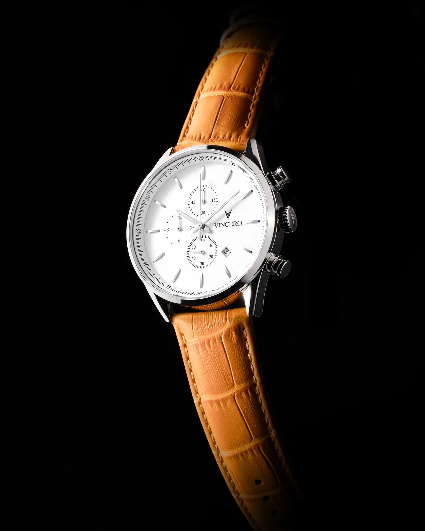 The Chrono S2 40mm - Silver/Tan