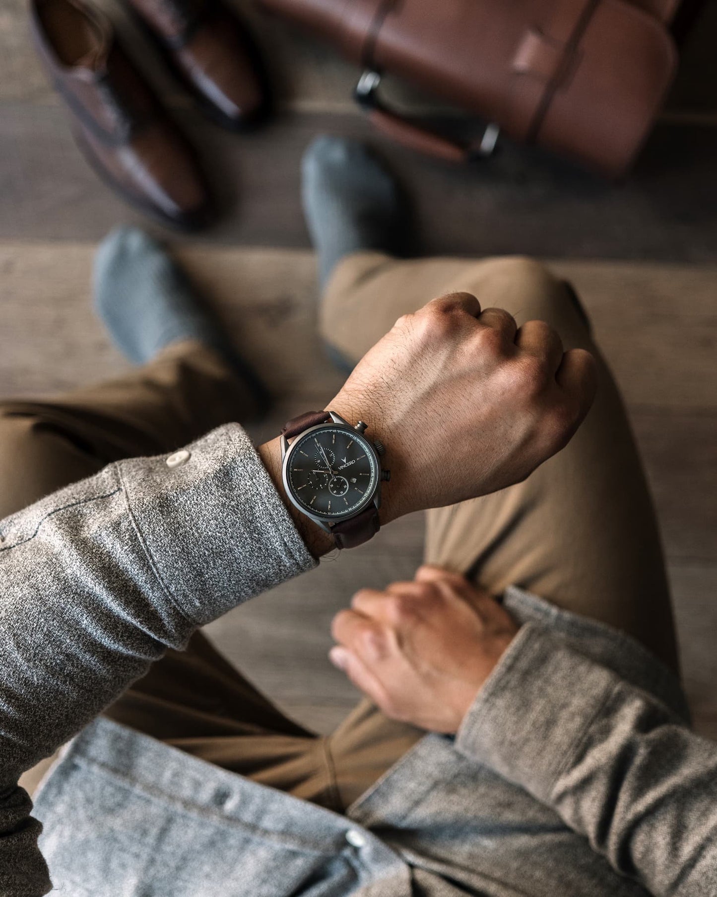 The Chrono S2 - Gunmetal/Walnut