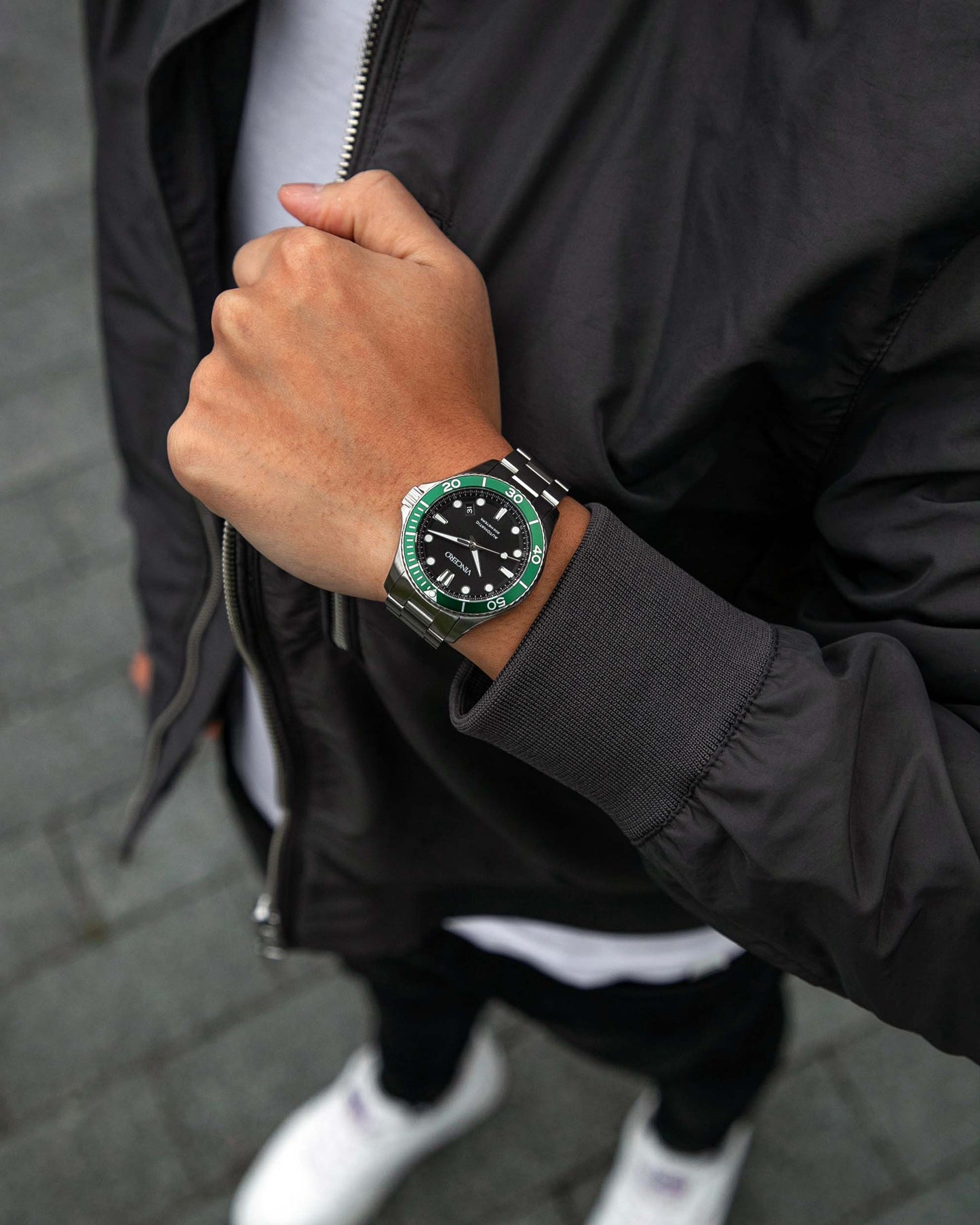 The Argo Automatic - Green/Silver