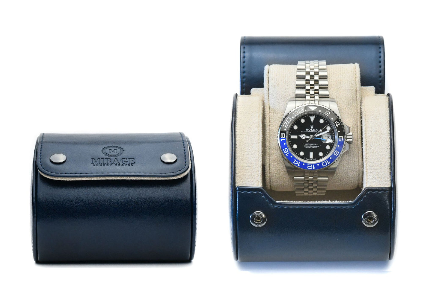 1 Watch Case - Midnight Blue (Ivory White)