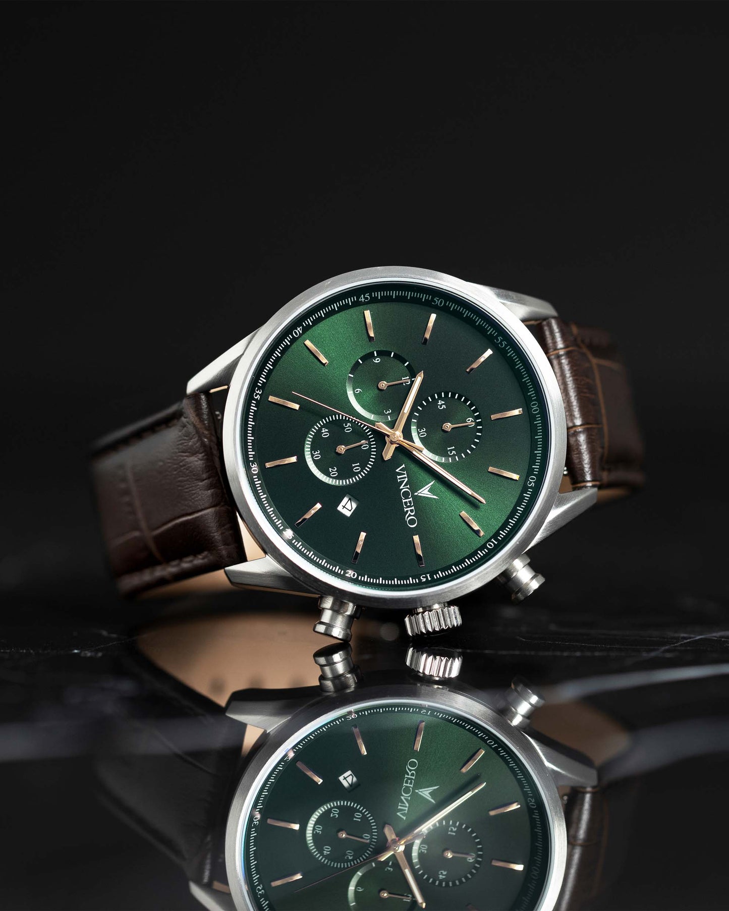 The Chrono S2 40mm - Dark Olive/Silver