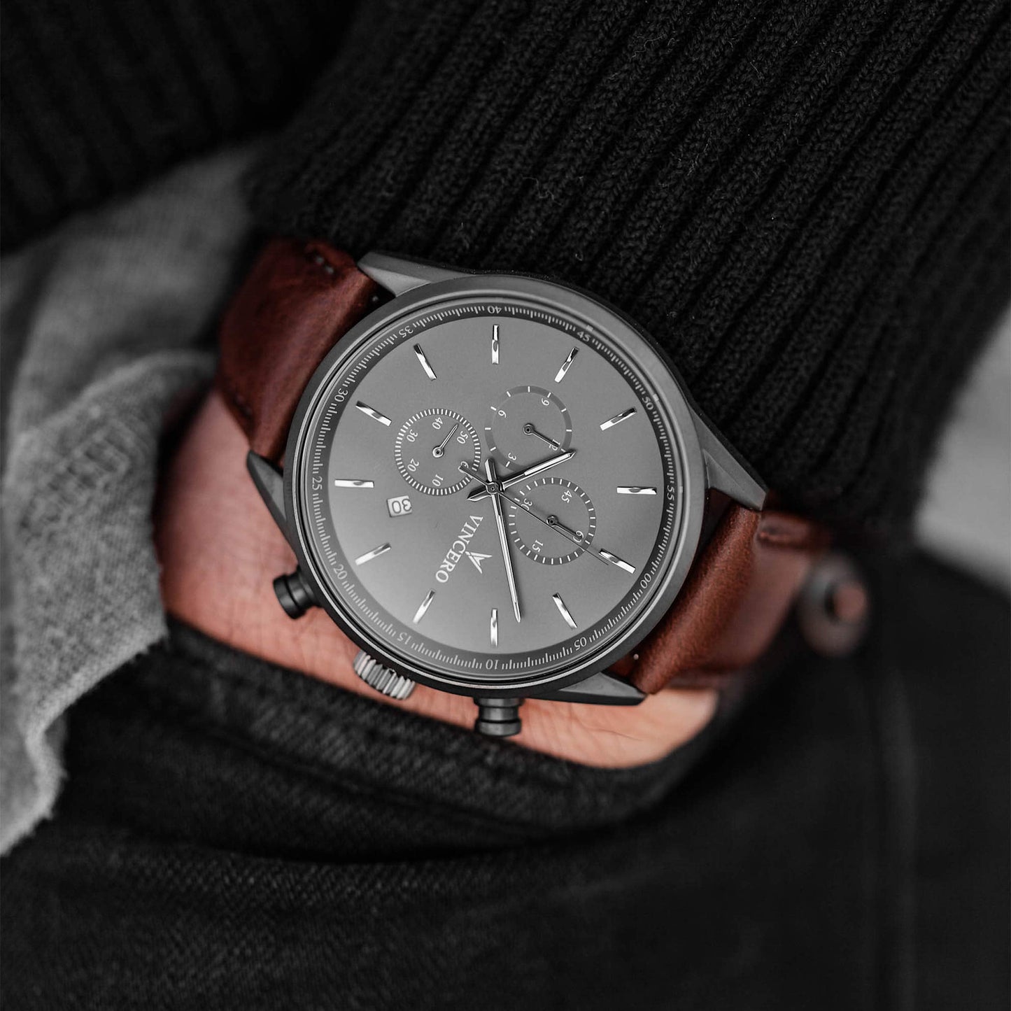 The Chrono S2 - Gunmetal/Walnut