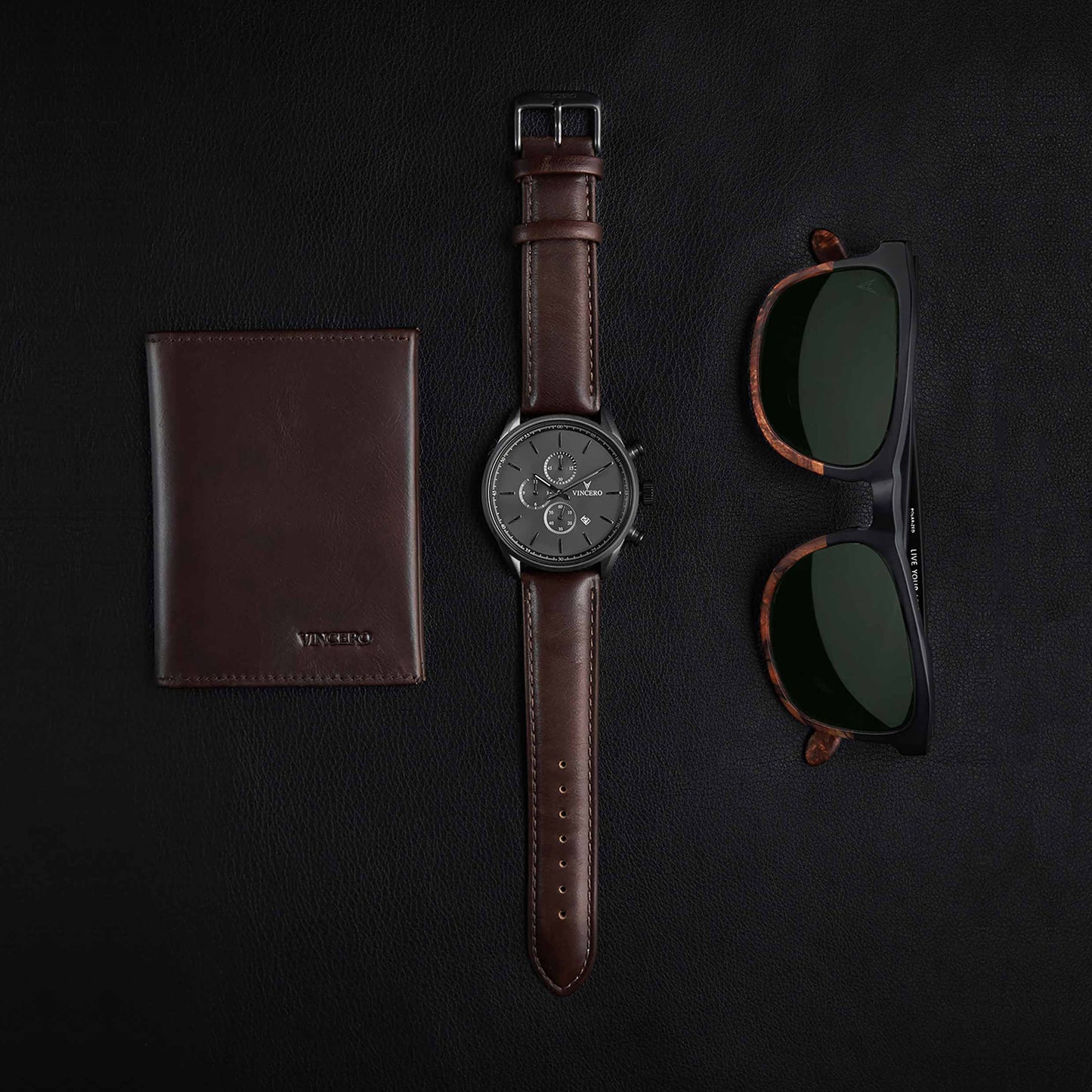 The Chrono S2 40mm - Gunmetal/Walnut