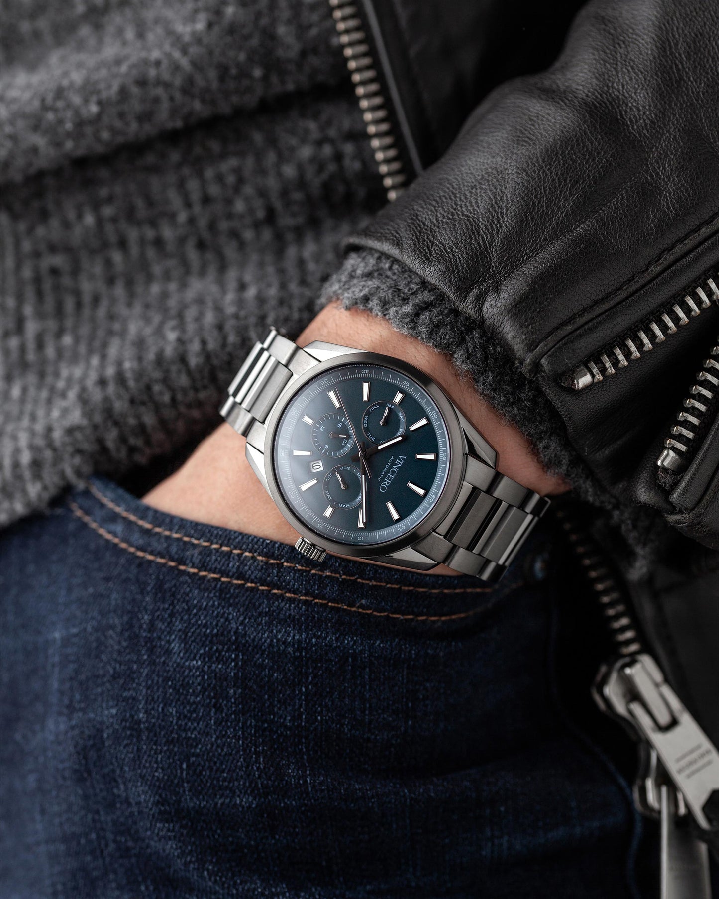 The Reserve Automatic - Gunmetal/Slate Blue