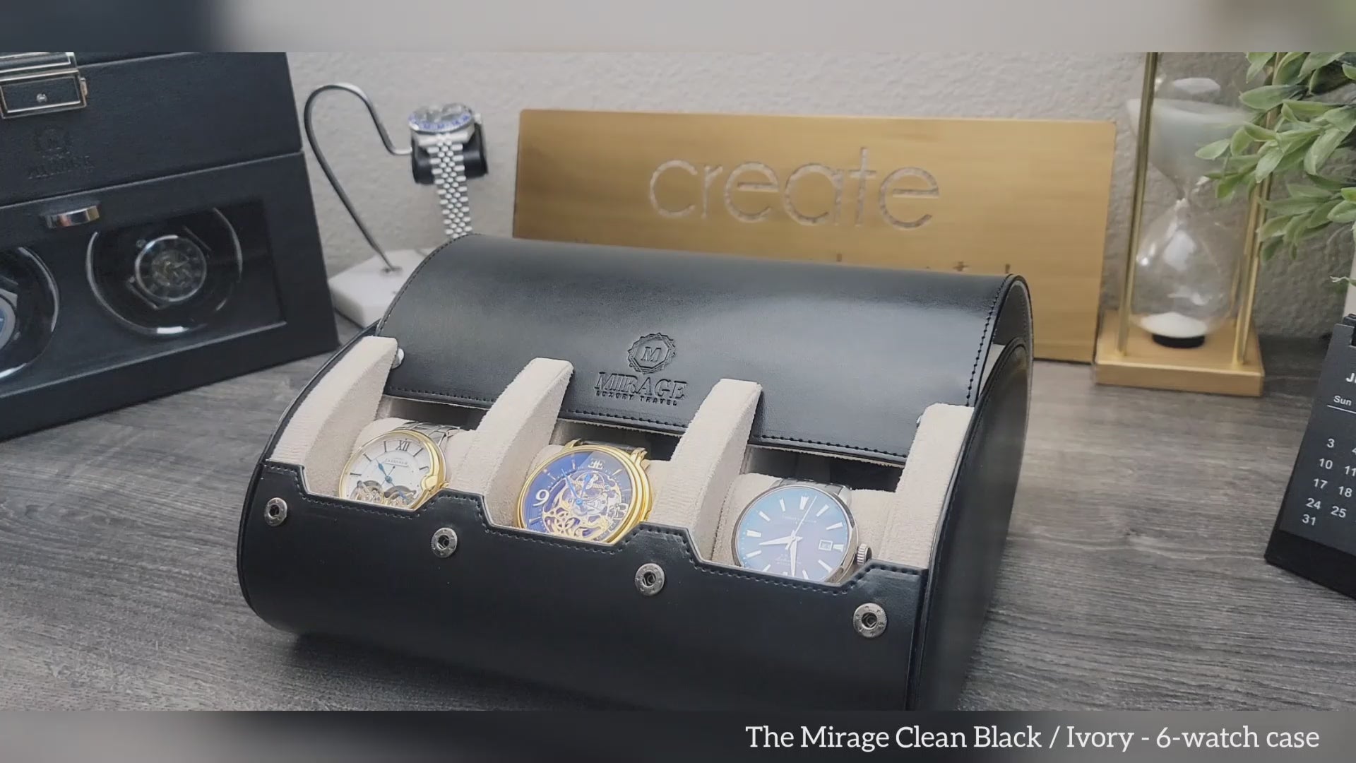 Watch organizer Black Ivory