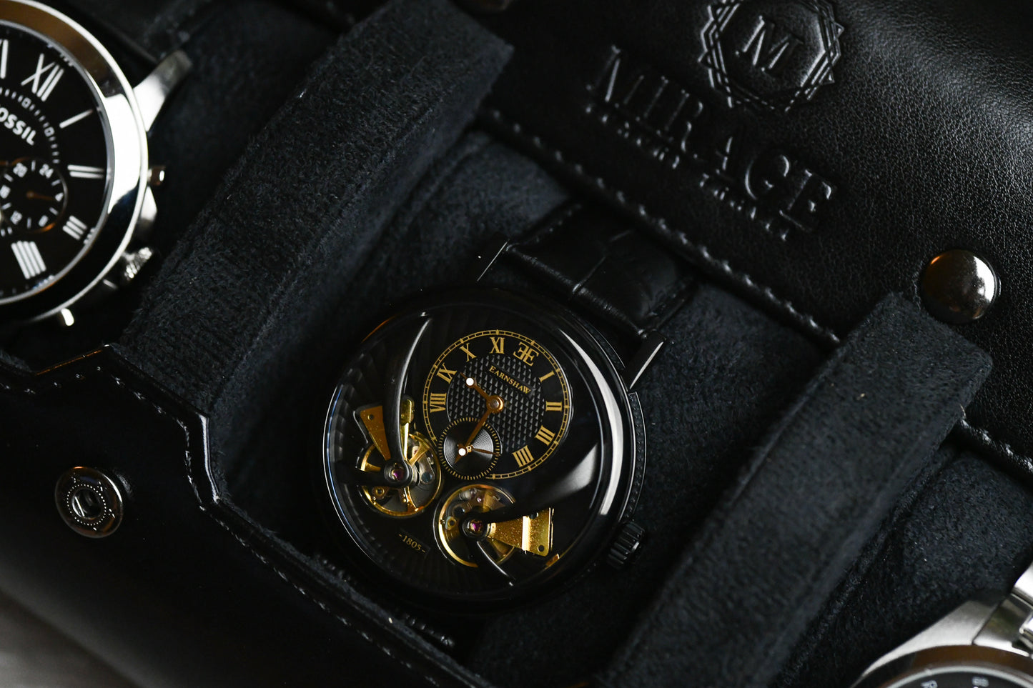 3 Watch Case - Super Black