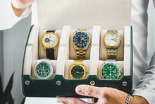 Load image into Gallery viewer, invicta bulova orient nixon green dial watches case
