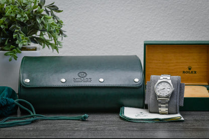 6 Watch Case - Royal Green