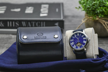 1 Watch Case - Midnight Blue (Ivory White)